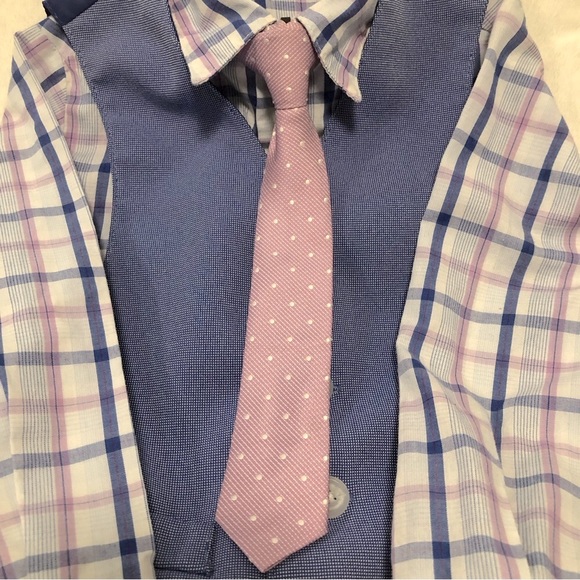 Van Heusen 2T Boys 4 Piece Formal Suit Set Vest Tie Collared Dress Shirt Pants - Picture 6 of 11